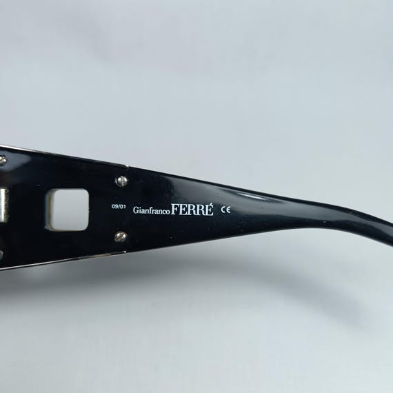 Sunglasses, rectangular, Gianfranco Ferre, wrap a… - image 7