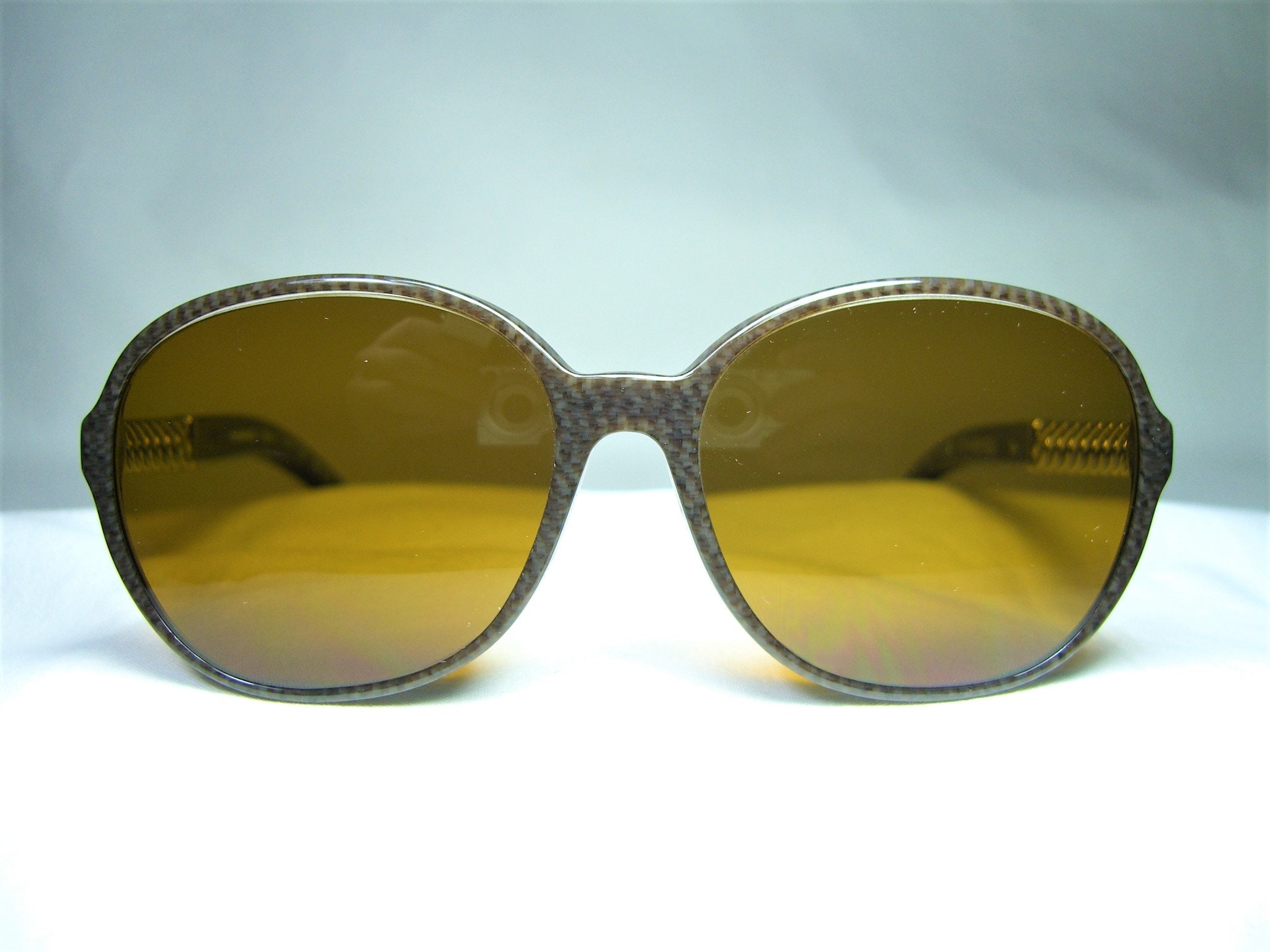 CHANEL Plastic Frame Round Sunglasses for Women