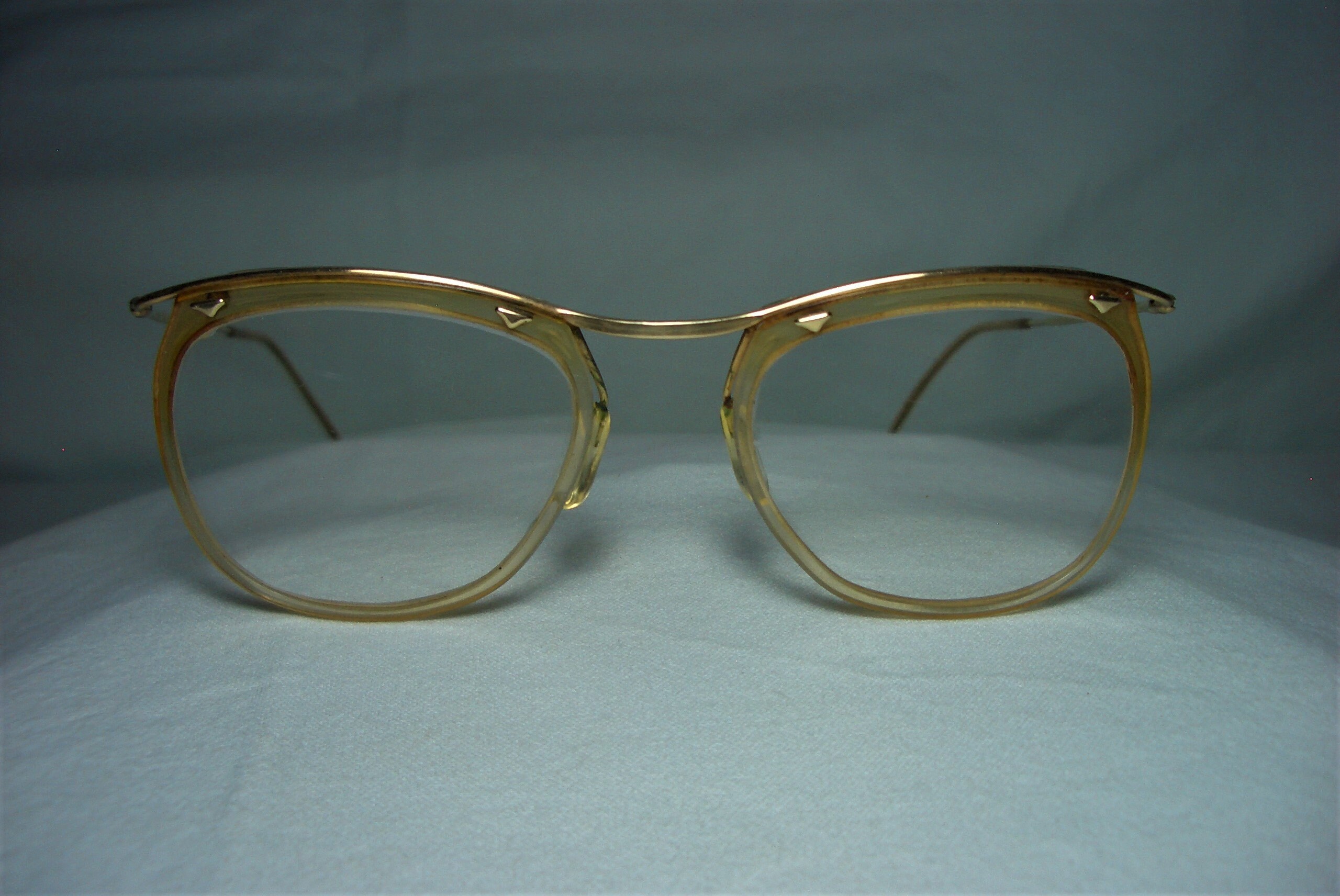 Sam Eyeglasses 18kt Gold Filled Round Oval Frames Etsy