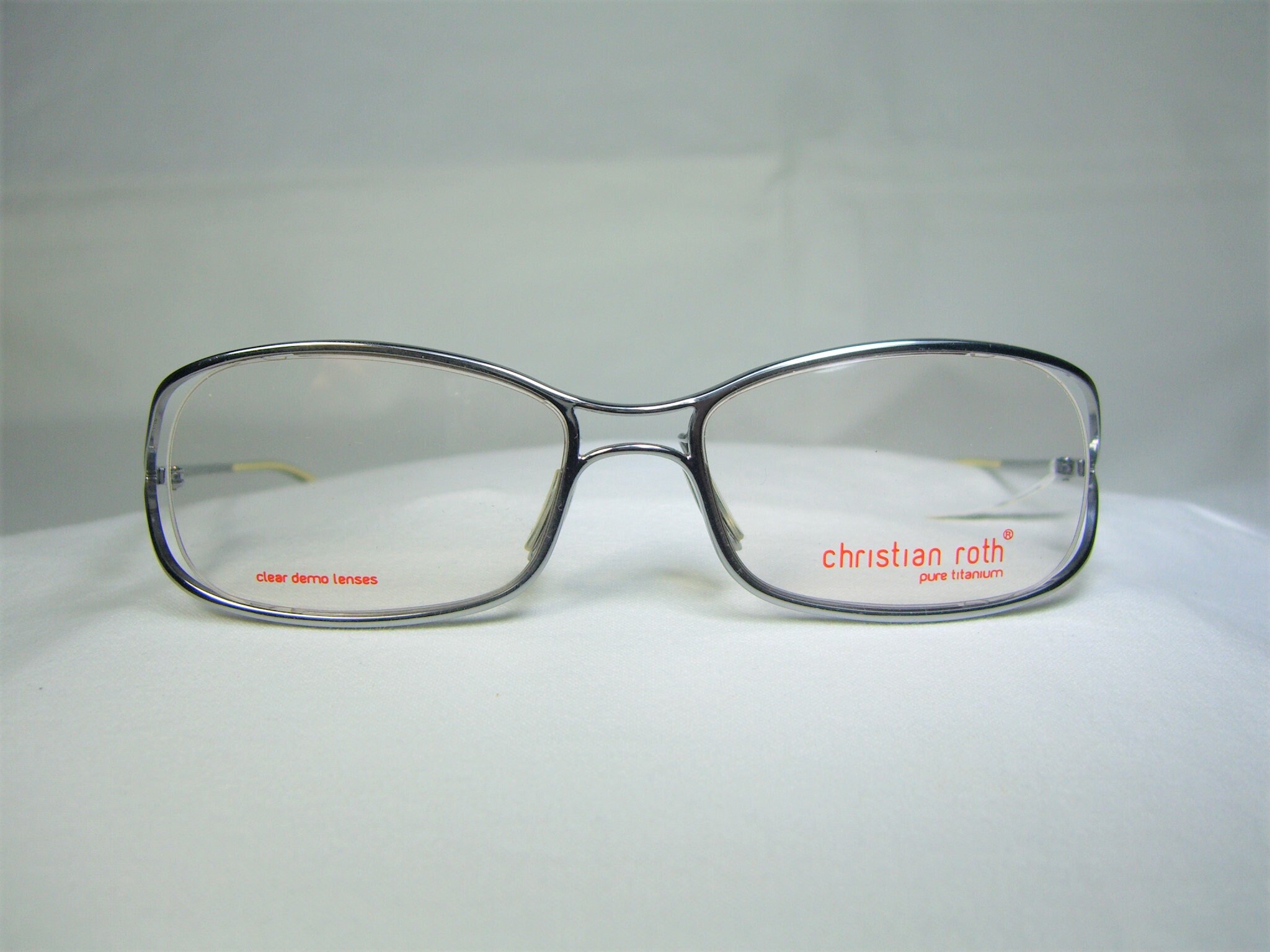 Christian Roth, Eyeglasses, Titanium, Half Rim, Oval, Square