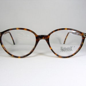 Look, eyeglasses, oval, frames, NOS, hyper vintage, very rare