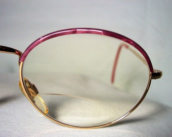 Lunettes Vintage Marcolin 6100 En Cuivre/or Ovale - Neuves Sans étiquettes, Monture NOS