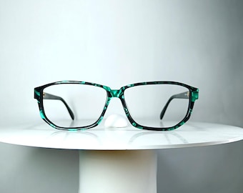 Eyeglasses SILHOUETTE rectangular green frames