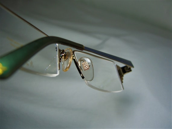 Roman Rothschild, luxury eyeglasses, Gold plated … - image 10