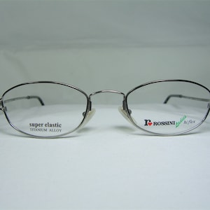 Rossini, bril, Titanium legering, ovaal, frames, vrouwen, NOS, ultra vintage, zeldzaam