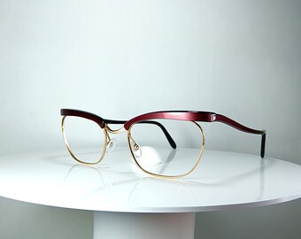 Luxury eyeglasses ESSEL Club Master Pin Up oval Gold filled frames iconic vintage rare