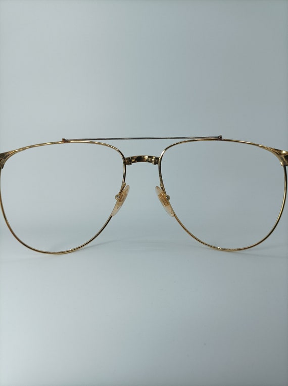 Alfred Dunhill, luxury eyeglasses, Aviator, Gold … - image 6