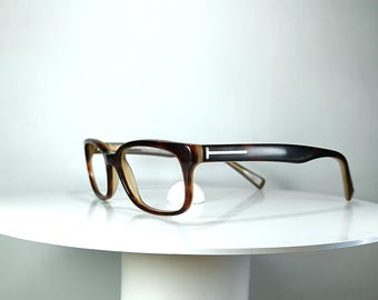 Eyeglasses TOM FORD tortoise square oval frames New Old Stock