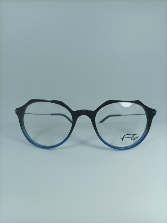 Flair, eyeglasses, crown panto, round,  frames, N… - image 1