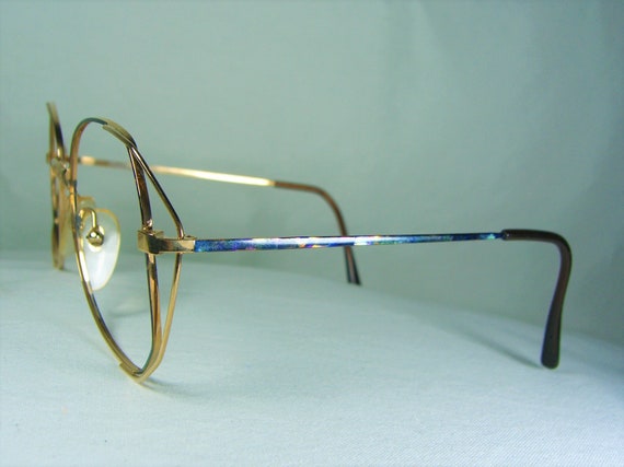 Prestige, eyeglasses, Gold plated, Aviator, Scall… - image 5