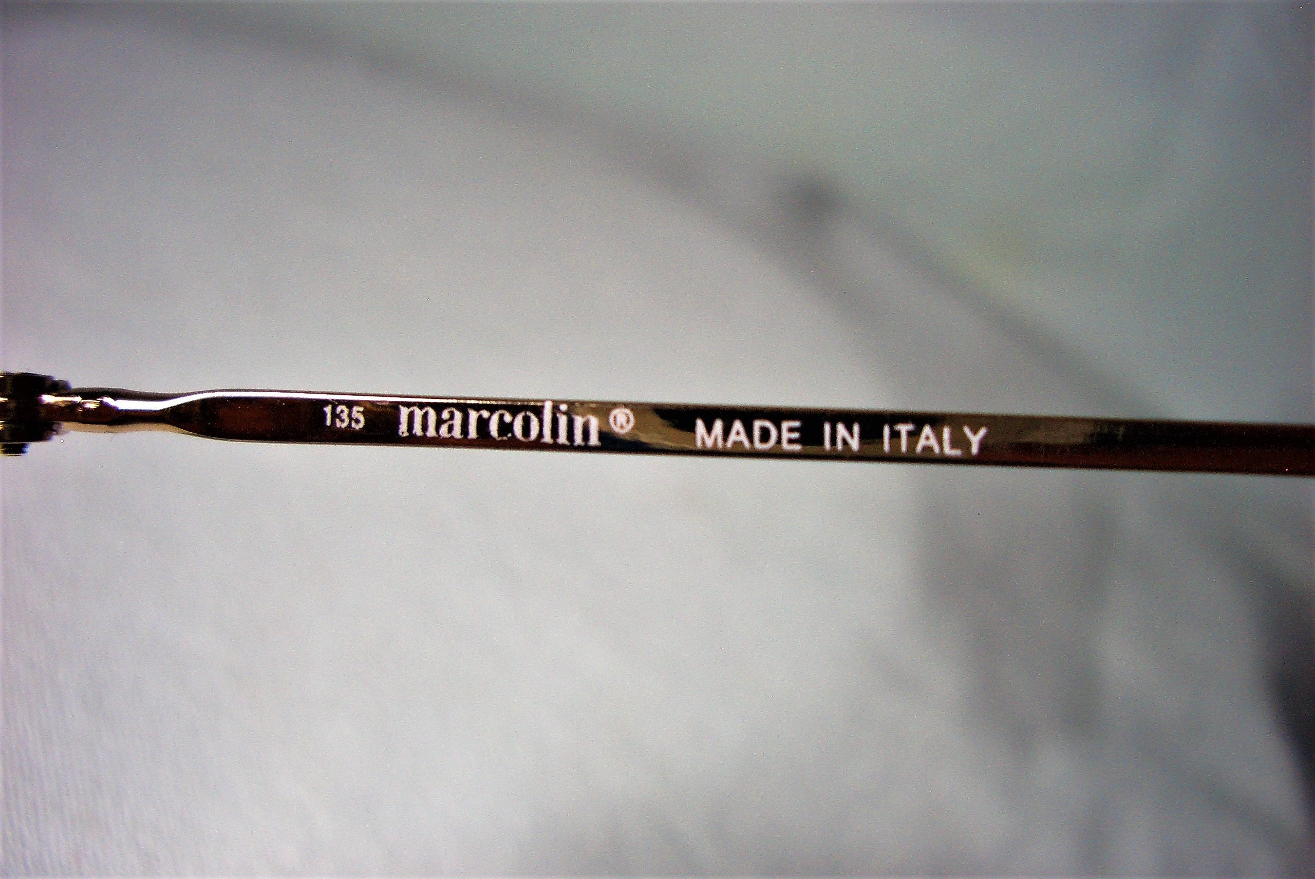 Lunettes Vintage Marcolin 6100 - Monture Cuivre/or Ovale - Neuf Sans étiquette - Unisexe