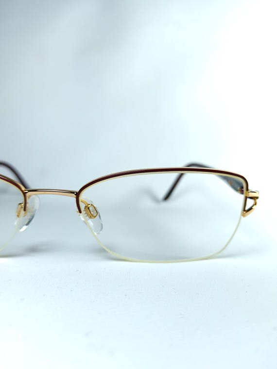 Eyeglasses, half rim, rectangular, oval, SILHOUET… - image 3