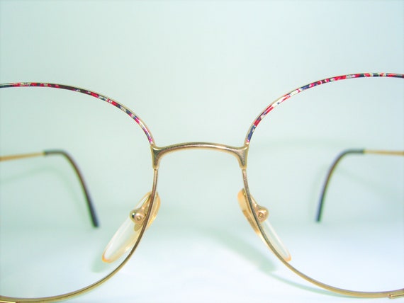 Prestige, eyeglasses, Gold plated, Aviator, Scall… - image 2