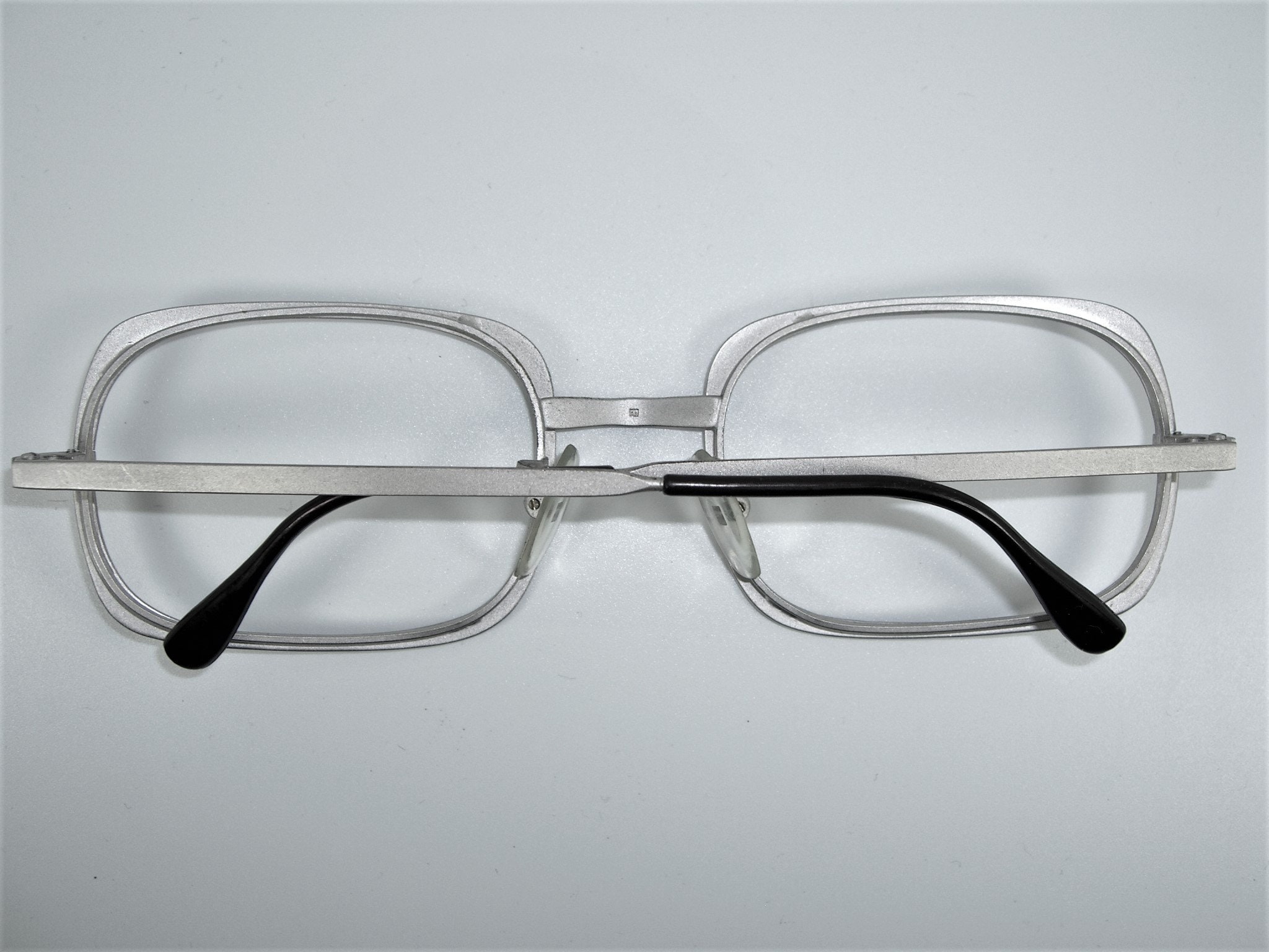 Luxury Eyeglasses, Platinum Plated, Titanium Alloy, Square