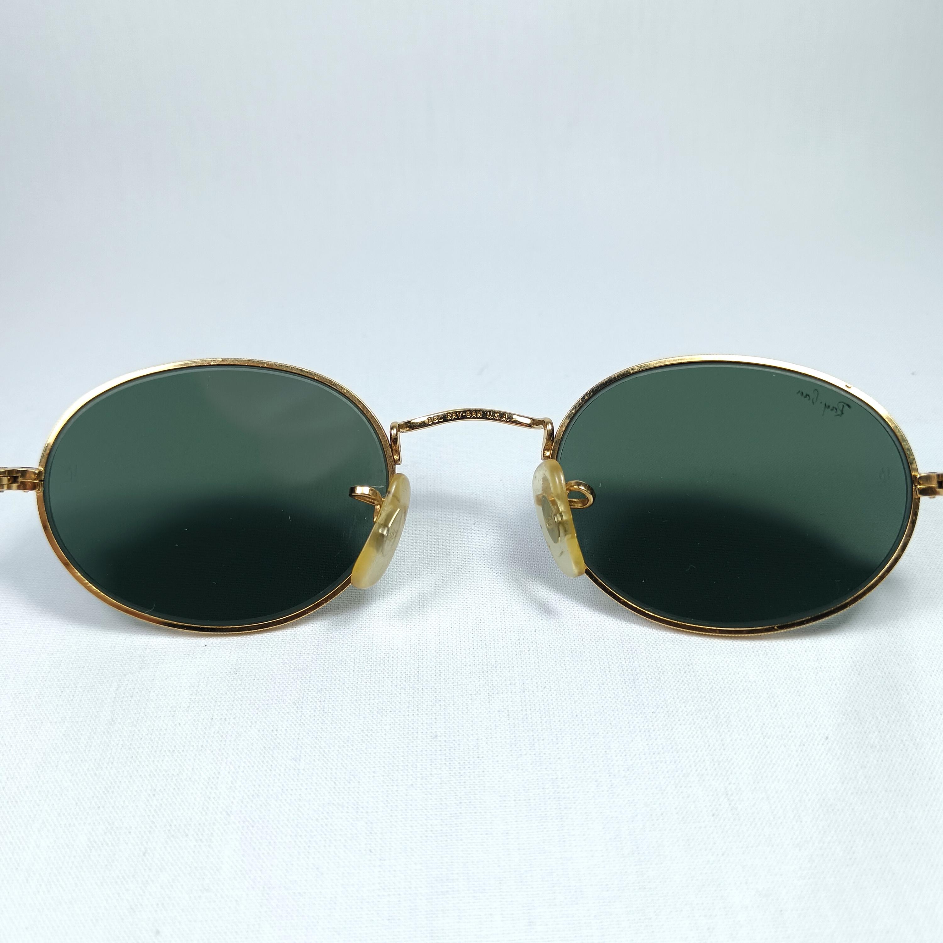Sunglasses, Round, Oval, Panto, Ray Ban B&L, Gold Plated, Frames