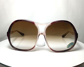 Occhiali da sole di lusso rettangolari ASTOR Italy ovali aviator oversize