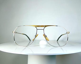 Lunettes de vue de luxe VON FURSTENBERG monture angulaire aviateur
