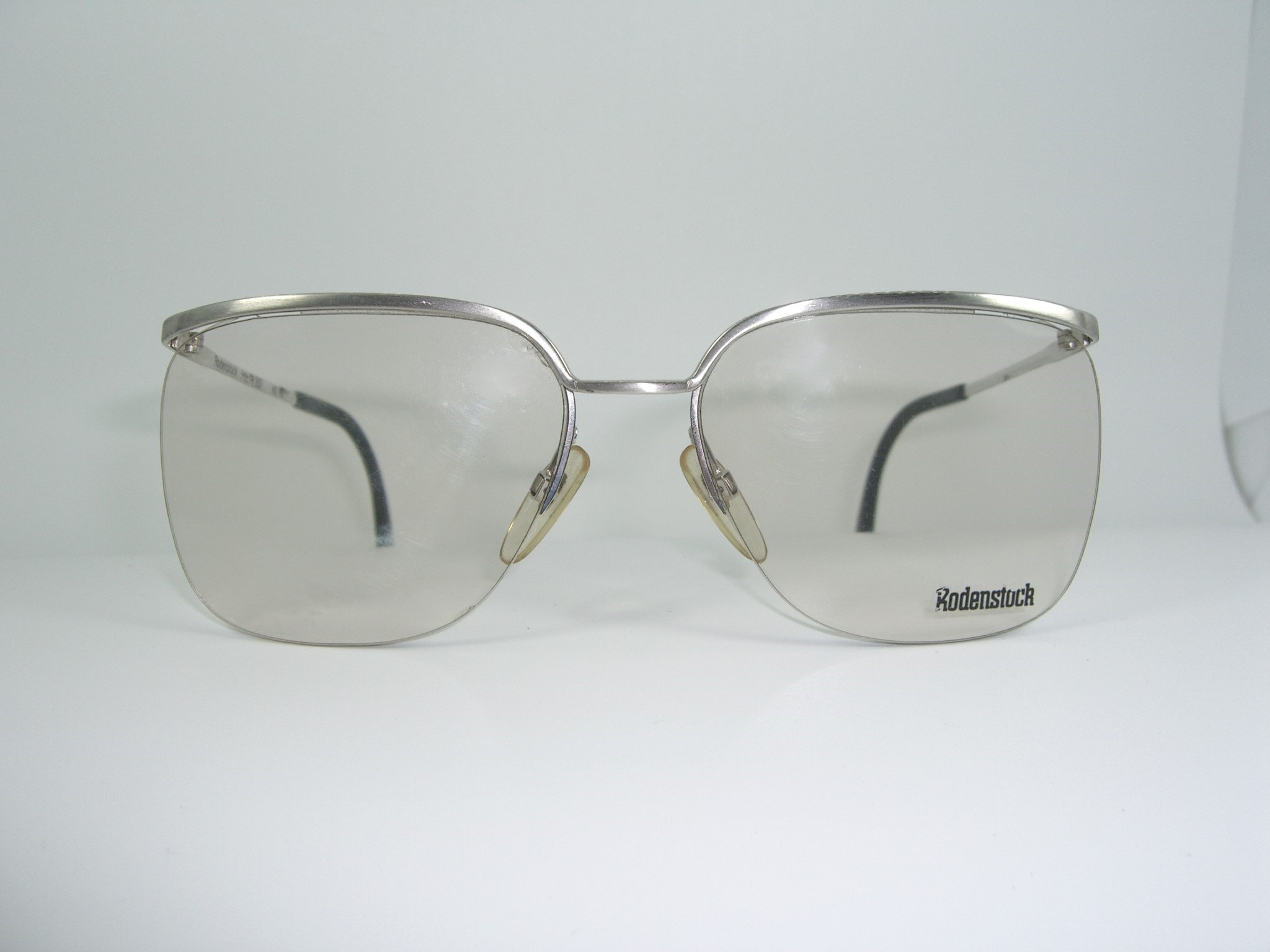ローデンストック、高級眼鏡、アビエーター、ホワイトゴールド張り  