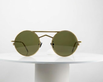Sunglasses GIANNI VERSACE Medusa true round oval John Lennon New Unused