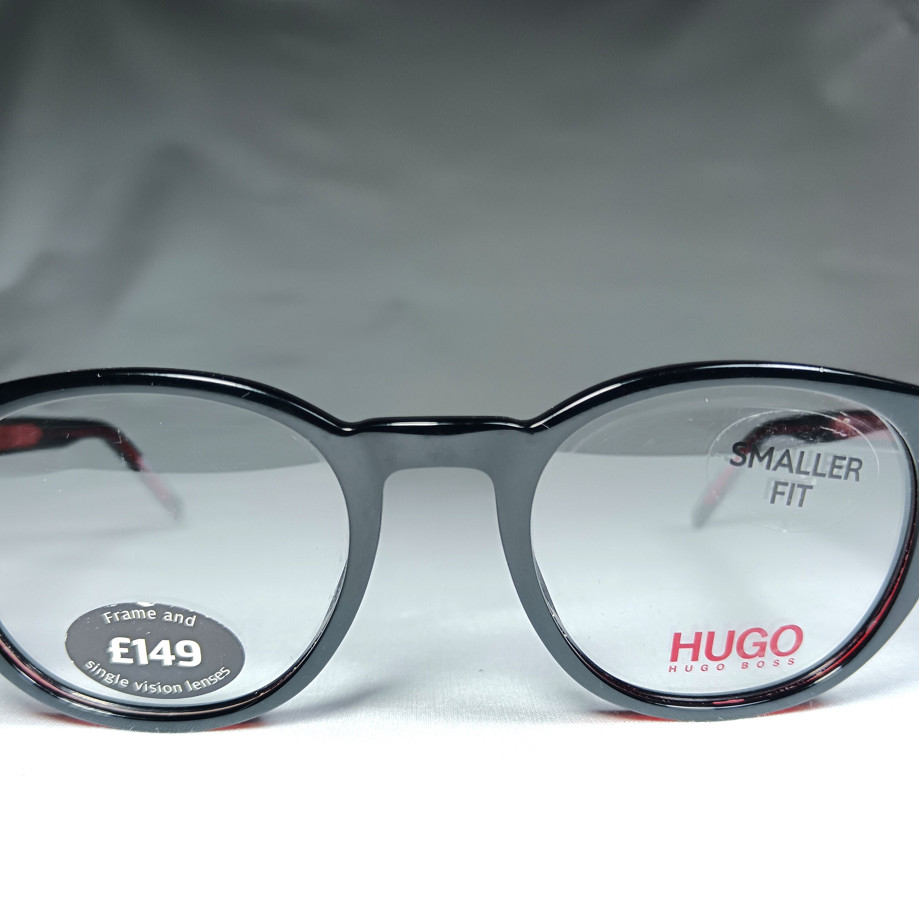 Hugo Boss Hb11114 Br Burgundy Gray Authentic Eyeglasses 50-19-140 Hugo_Boss_HB_11046_BR_Eyeglass  main image 3