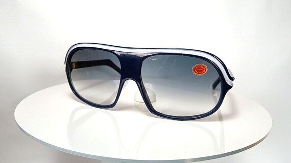 Luxury sunglasses rectangular LIO CADORE Italy ov… - image 4