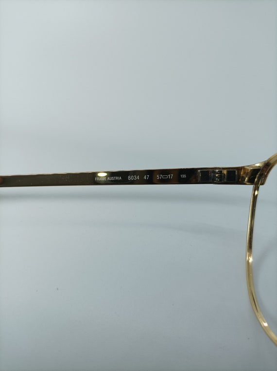 Alfred Dunhill, luxury eyeglasses, Aviator, Gold … - image 8
