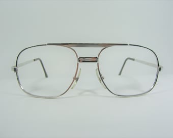 Luxury eyeglasses, Aviator, Elvis 2.0, oval, Platinum plated, frames, NOS, hyper vintage, extremely rare