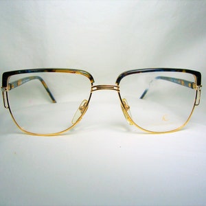 Robert Capucci, luxury eyeglasses, Gold plated, square, oval, frames, hyper vintage, NOS, ultra rare