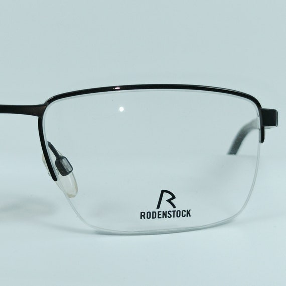 Rodenstock, eyeglasses, Titanium, half rim, squar… - image 3