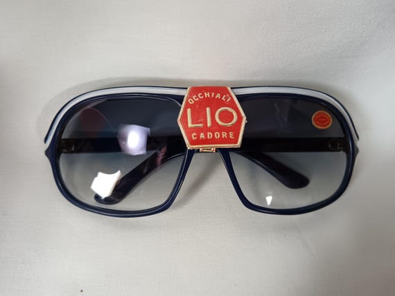 Luxury sunglasses rectangular LIO CADORE Italy ov… - image 10