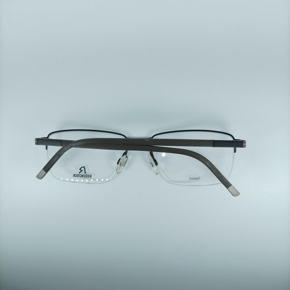 Rodenstock, eyeglasses, Titanium, half rim, squar… - image 9