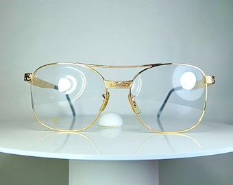 Eyeglasses Aviator Elvis 2.0 Gold plated frames rectangular oval New Old Stock