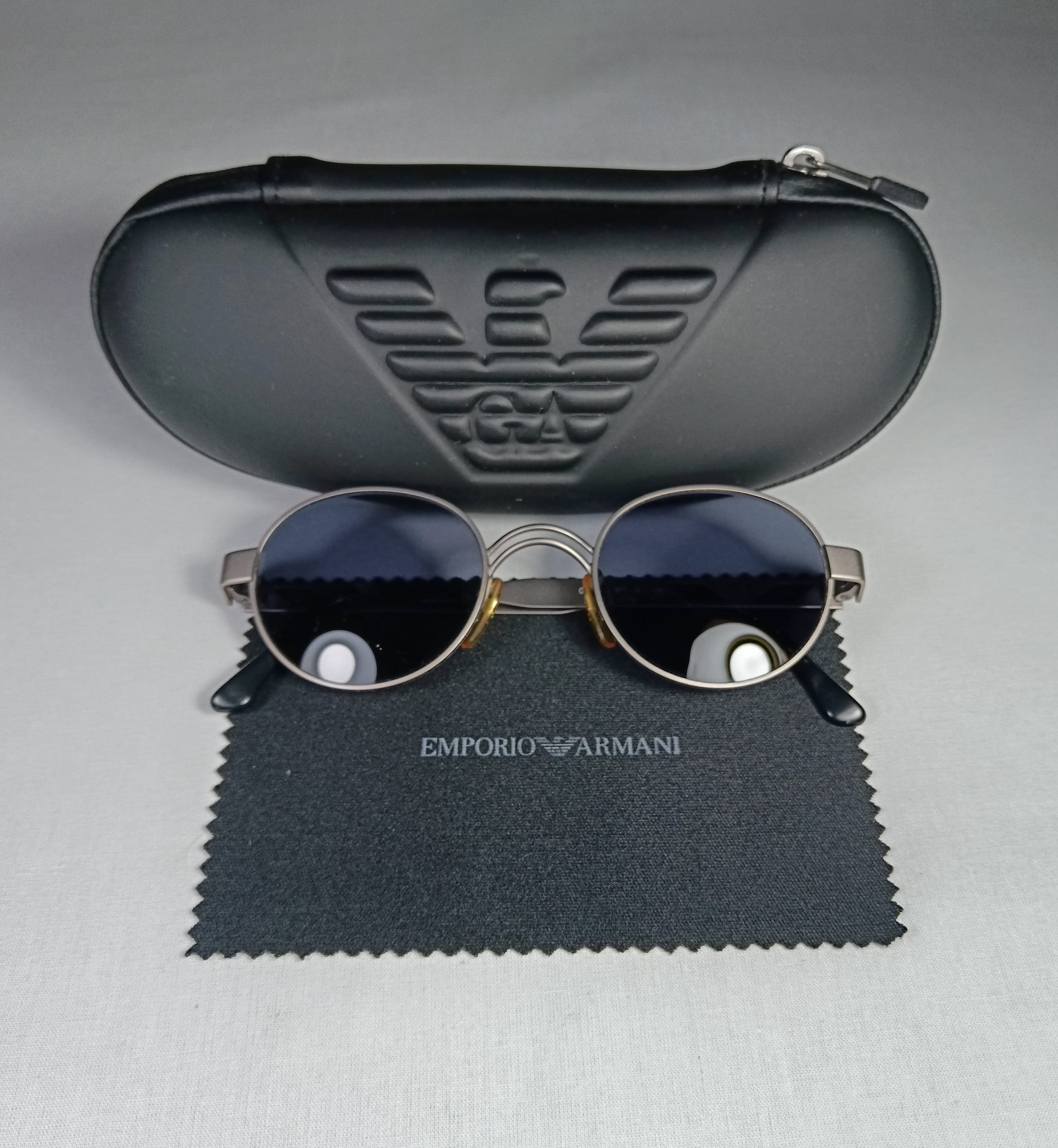 Emporio Armani, Sunglasses, Oval, Round, Panto, New Old Stock, Hyper Vintage, Rare - Etsy Emporio Armani, Sunglasses, Oval, Round, Panto, New Old Stock, Hyper Vintage, Rare - Etsy