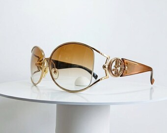 Sunglasses GIORGIO ARMANI oversized oval rectangular iconic vintage rare