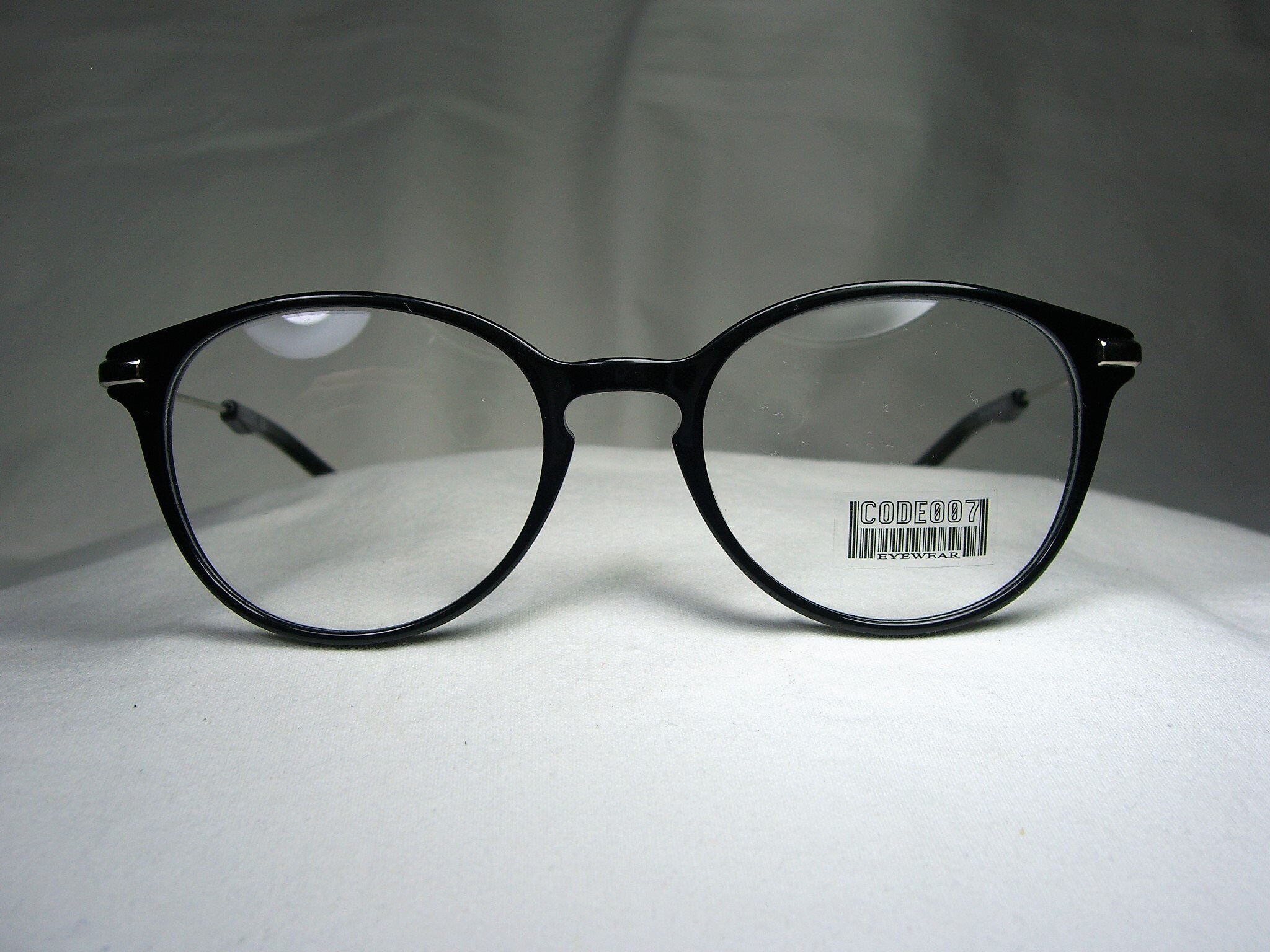 CODE 007 Eyeglasses Panto Round Oval Frames Men s Women s Hyper Vintage NOS Etsy Canada