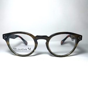 Eyeglasses, frames, Panto, oval, New Old Stock, hyper vintage, rare