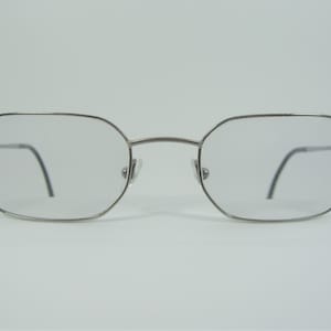 Lamy, eyeglasses, oval, hexagonal, Platinum plated, frames, hyper vintage, very rare