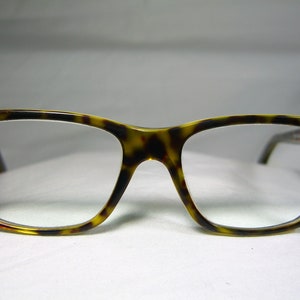May include: Tortoise shell eyeglasses with a clear lens.