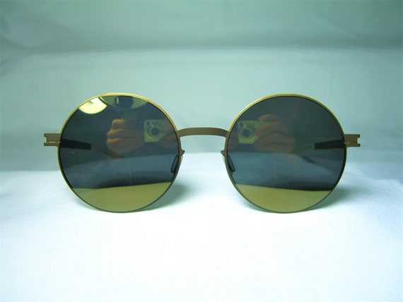 Mykita frames round women/'s sunglasses gold plated men/'s oval NOS hyper vintage