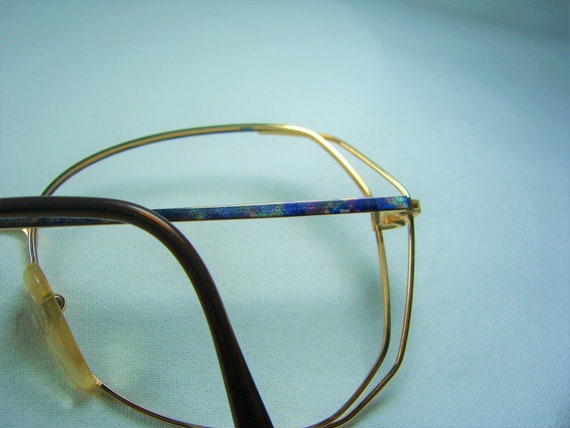 Prestige, eyeglasses, Gold plated, Aviator, Scall… - image 9