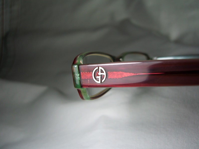 Giorgio Armani, eyeglasses, square, oval, frames, men's, women's, ultra vintage image 6