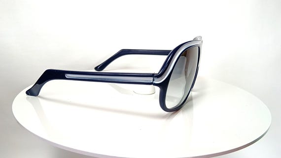 Luxury sunglasses rectangular LIO CADORE Italy ov… - image 7