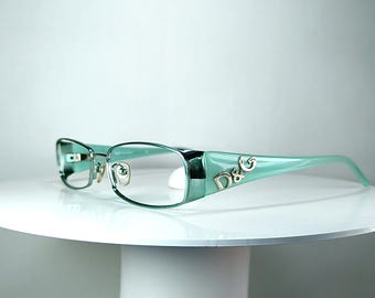 Eyeglasses frames DOLCE & GABBANA square oval turquoise rare