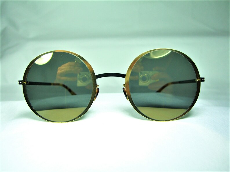 Mykita frames round women/'s sunglasses gold plated men/'s oval NOS hyper vintage