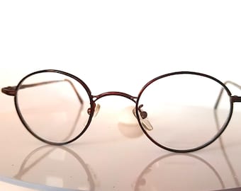 Kalthoff 1818 Titanium Panto Eyeglasses:  DarkTortoise Oval Frames, New Old Stock