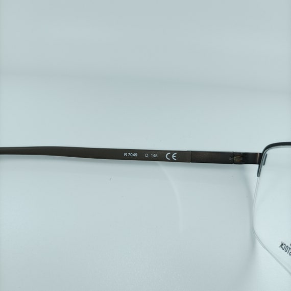 Rodenstock, eyeglasses, Titanium, half rim, squar… - image 7