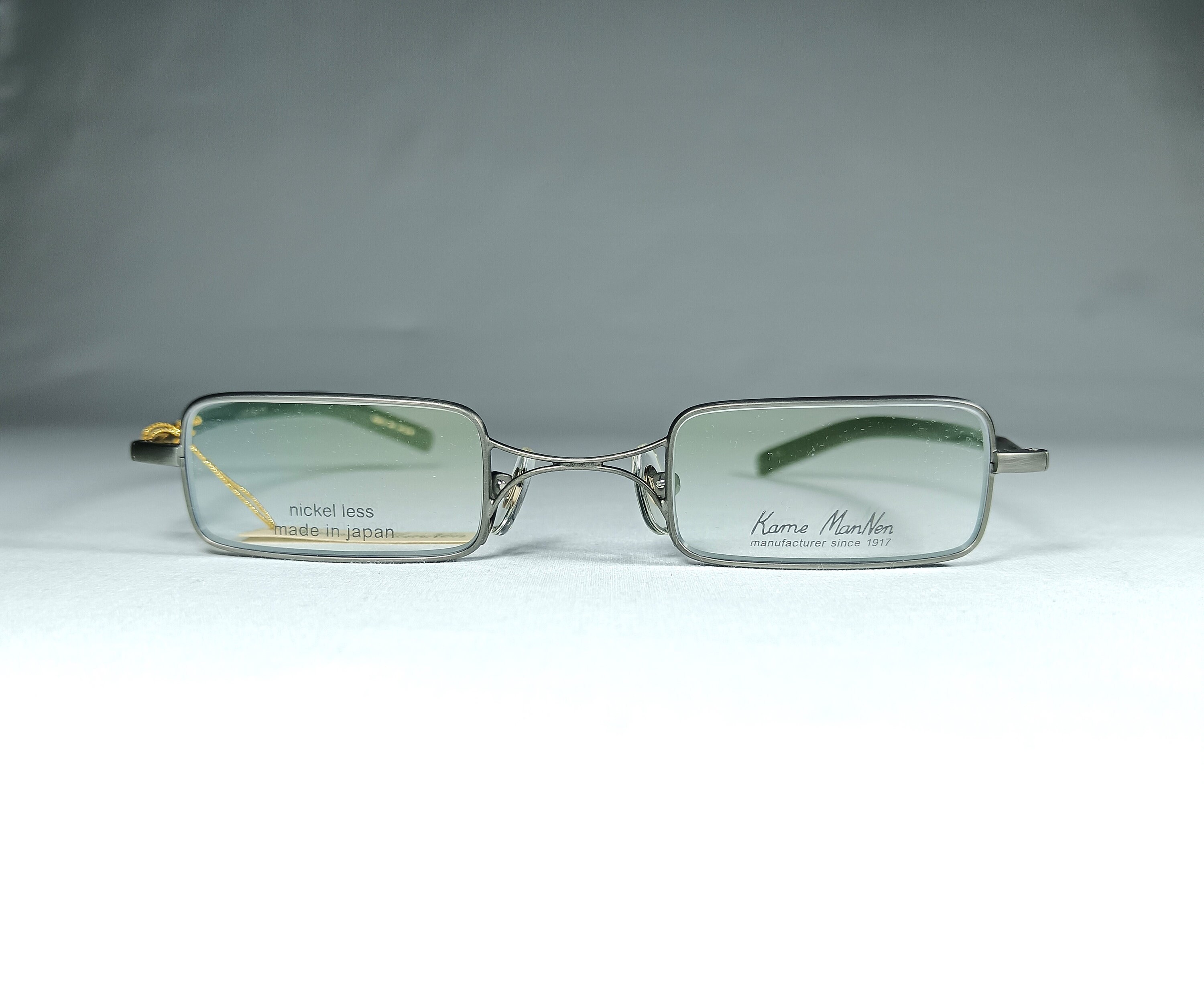Kame ManNen, luxury eyeglasses, Titanium, square, rectangular 