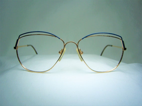 Prestige, eyeglasses, Gold plated, Aviator, Scall… - image 1