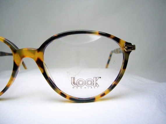 Look, eyeglasses, oval, frames, NOS, hyper vintag… - image 3