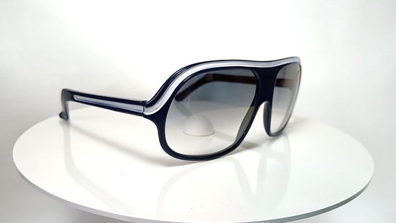 Luxury sunglasses rectangular LIO CADORE Italy ov… - image 3